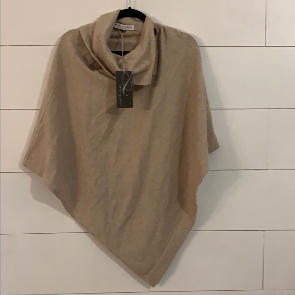 Knitted poncho